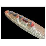 FR - Set of 5 Vintage Tootsie Toy Diecast Metal Ships