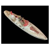 FR - Set of 5 Vintage Tootsie Toy Diecast Metal Ships