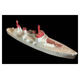 FR - Set of 5 Vintage Tootsie Toy Diecast Metal Ships