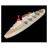 FR - Set of 5 Vintage Tootsie Toy Diecast Metal Ships