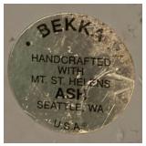 FR - Bekka Handcrafted Wolf Sculpture Handcrafted with Mount St. Helens Ash