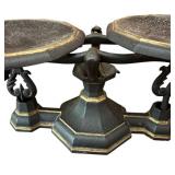 FR - Vintage Cast Iron Balance Scale with Weights