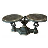 FR - Vintage Cast Iron Balance Scale with Weights