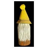 FR - Hand-Carved Wooden Sea Captain Decor Sculpture