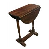 FR - Vintage Wooden Drop Leaf Table