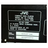 FR - JVC 5-Disc CD Player Changer Model: XL-F152BK
