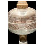 FR - Petite Vintage Glass and Milk Glass Table Lamp