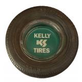 FR - Set of 3 Vintage Tire Ashtrays including Kelly, Goodyear and Semperit