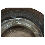 FR - Set of 3 Vintage Tire Ashtrays including Kelly, Goodyear and Semperit