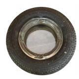 FR - Set of 3 Vintage Tire Ashtrays including Kelly, Goodyear and Semperit