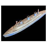 FR - Set of 3 Vintage Tootsie Toy Diecast Ship Models