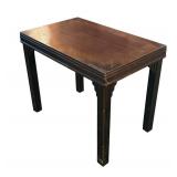 FR - Vintage Wood Side Table with Rectangular Top