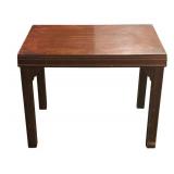 FR - Vintage Wood Side Table with Rectangular Top