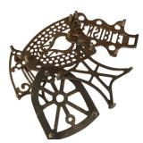 FR - Collection of 5 Vintage Cast Iron Trivets in Assorted Designs
