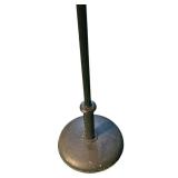 FR - Vintage 56 Inch Metal Floor Lamp with Glass Shade