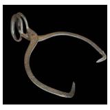 FR - Vintage Iron Tool and Hardware Collection Including Ice Tongs, Trap, Keys and More