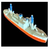 FR - Set of 5 Vintage Tootsie Toy Diecast Metal Ship Models