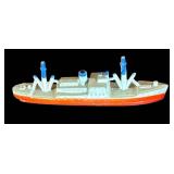 FR - Set of 5 Vintage Tootsie Toy Diecast Metal Ship Models