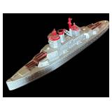 FR - Set of 5 Vintage Tootsie Toy Diecast Metal Ship Models