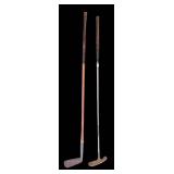 FR - Vintage Golf Clubs and LaCrosse Net