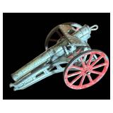 FR - Set of 4 Vintage Die-Cast Toy Cannons Assorted Styles