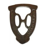 FR - Set of 5 Vintage Cast Iron Trivets with Decorative Designs