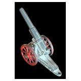 FR - Collection of 4 Vintage Cast Metal Toy Cannons