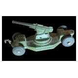 FR - Collection of 4 Vintage Cast Metal Toy Cannons