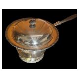 FR - Classy Vintage Silver-Plated Chafing Dish