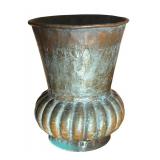 FR - 3 Vintage Metal Pot, Vase and Bowl with Patina