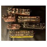 FR - Set of 6 Vintage HO Scale Train Cars