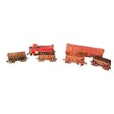 FR - Collection of 6 Vintage Model Train Cars