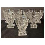FR - Set of 8 Vintage Heisey Ipswich Cordial Glasses