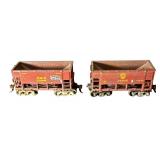 FR - Set of 9 Vintage HO Scale Train Cars including Cars with Loads