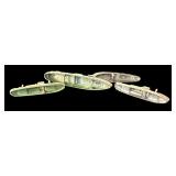 FR - Set of 4 Vintage Tootsie Toy Ship Models