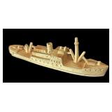 FR - Set of 4 Vintage Tootsie Toy Ship Models