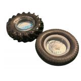 FR - Set of 2 Vintage BFGoodrich Tire Ashtrays