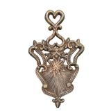 FR - Set of 5 Vintage Cast Iron Trivets Assorted Designs