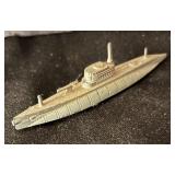 FR - Set of 6 Vintage Tootsie Toy Die Cast Ships