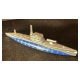 FR - Set of 6 Vintage Tootsie Toy Die Cast Ships