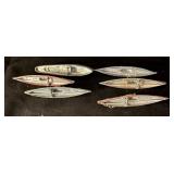 FR - Set of 6 Vintage Tootsie Toy Die Cast Ships