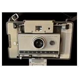 FR - Vintage Polaroid Land Camera Automatic 230 with Flash and Case