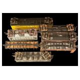 FR - Set of 7 Vintage HO Scale Model Train Cars Assorted Railroads