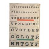 FR - Vintage Optometry Trial Lens Set with Case and Eye Charts