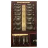 FR - Vintage Optometry Trial Lens Set with Case and Eye Charts