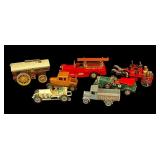 FR - Collection of 7 Vintage Die-Cast Model Cars and Trucks