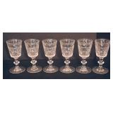 FR - Set of Vintage Hawkes Birr Crystal Stemware