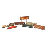 FR - Set of 7 Vintage Model Train Cars Assorted Lines and Styles