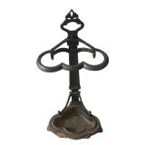 FP - Vintage Cast Iron Umbrella Stand with Ornate Design