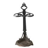 FP - Vintage Cast Iron Umbrella Stand with Ornate Design